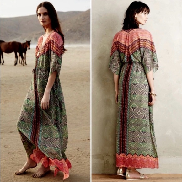 Anthropologie Dresses & Skirts - ANTHROPOLOGIE Vanessa Virginia Chama Kaftan
